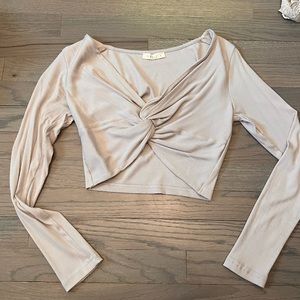 Cross long sleeve top